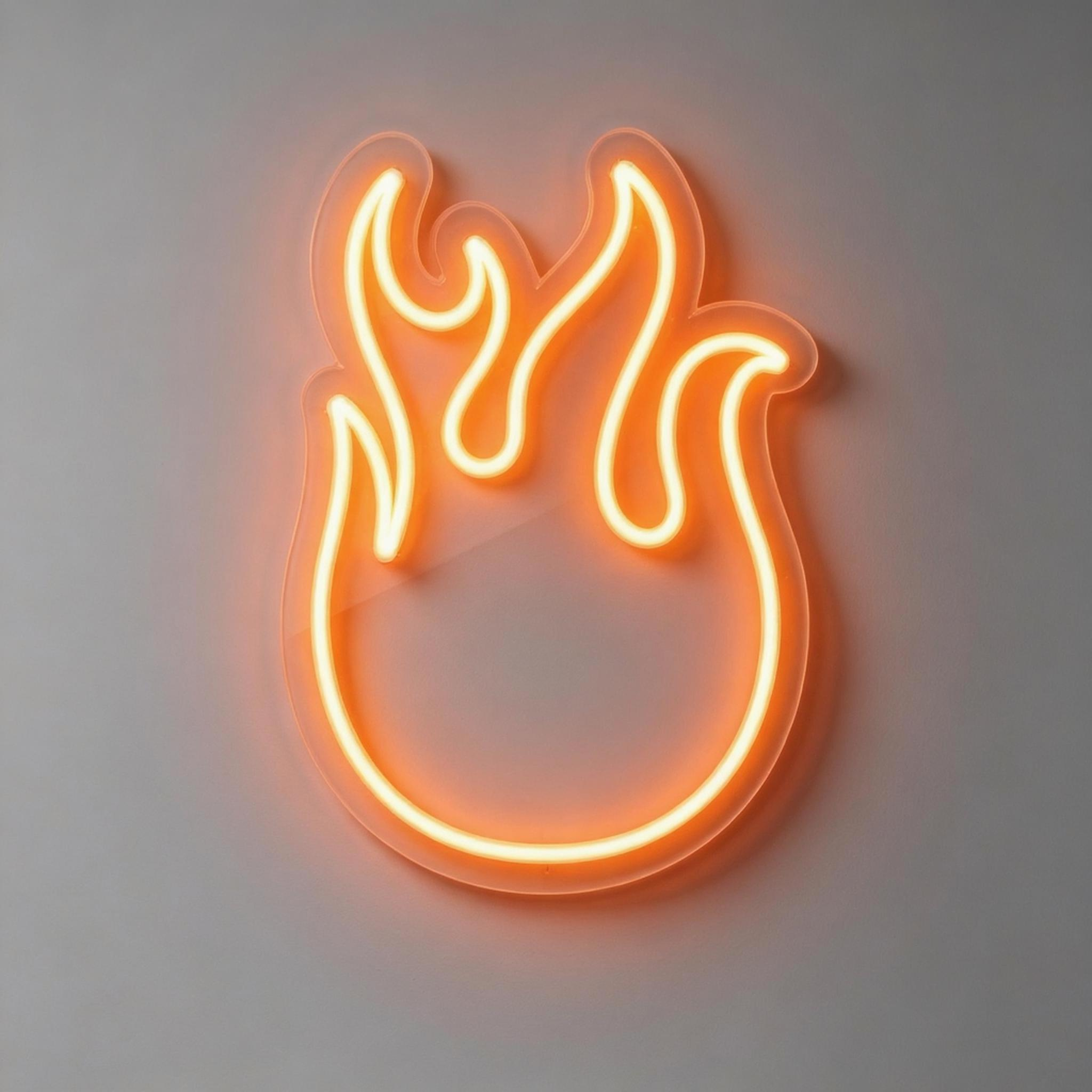 Fire LED Neon Sign