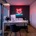 Hurry Up Alarm Clock LED Neon Sign
