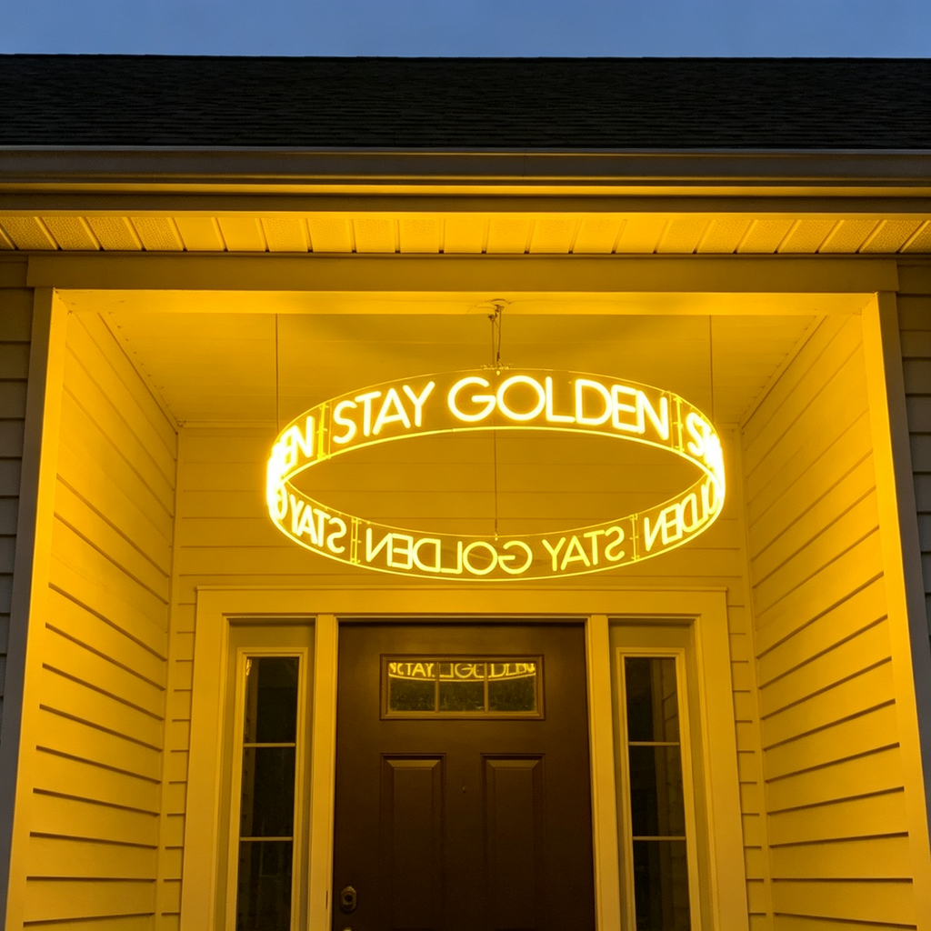 Custom 360 Circular Hanging LED Neon Signs
