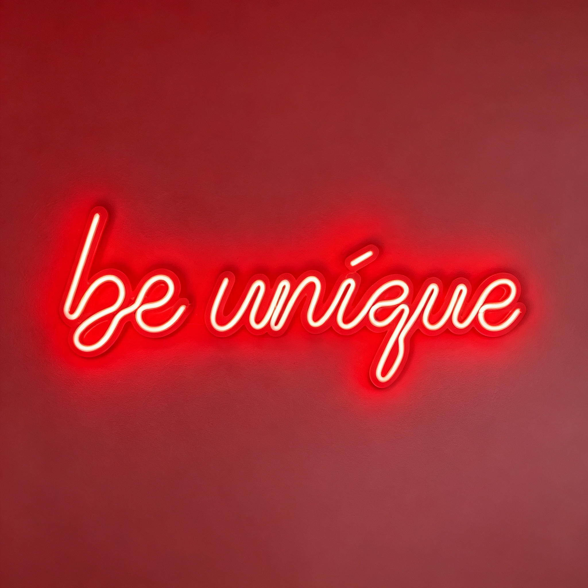 Be Unique LED Neon Sign
