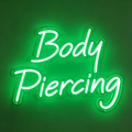 Body Piercing LED Neon Sign