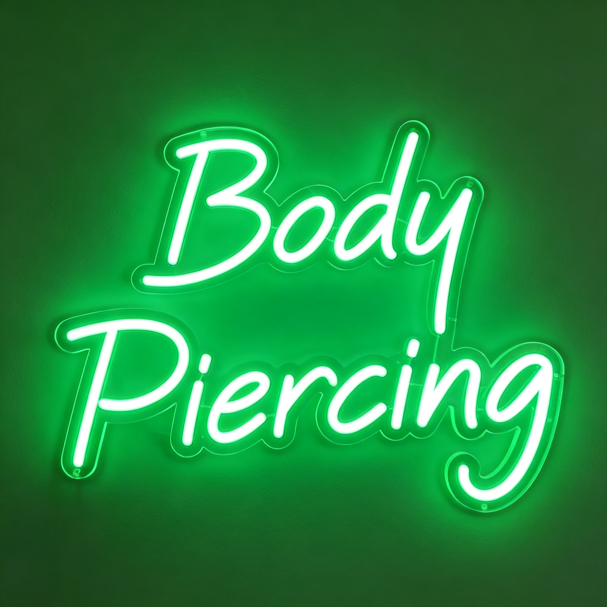 Body Piercing LED Neon Sign