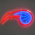 Flaming Basketball LED Neon Sign