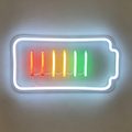 Fully Charged Battery LED Neon Sign