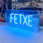 Custom Neon Light Box Signs - AA Battery Powered or Plug-In Options