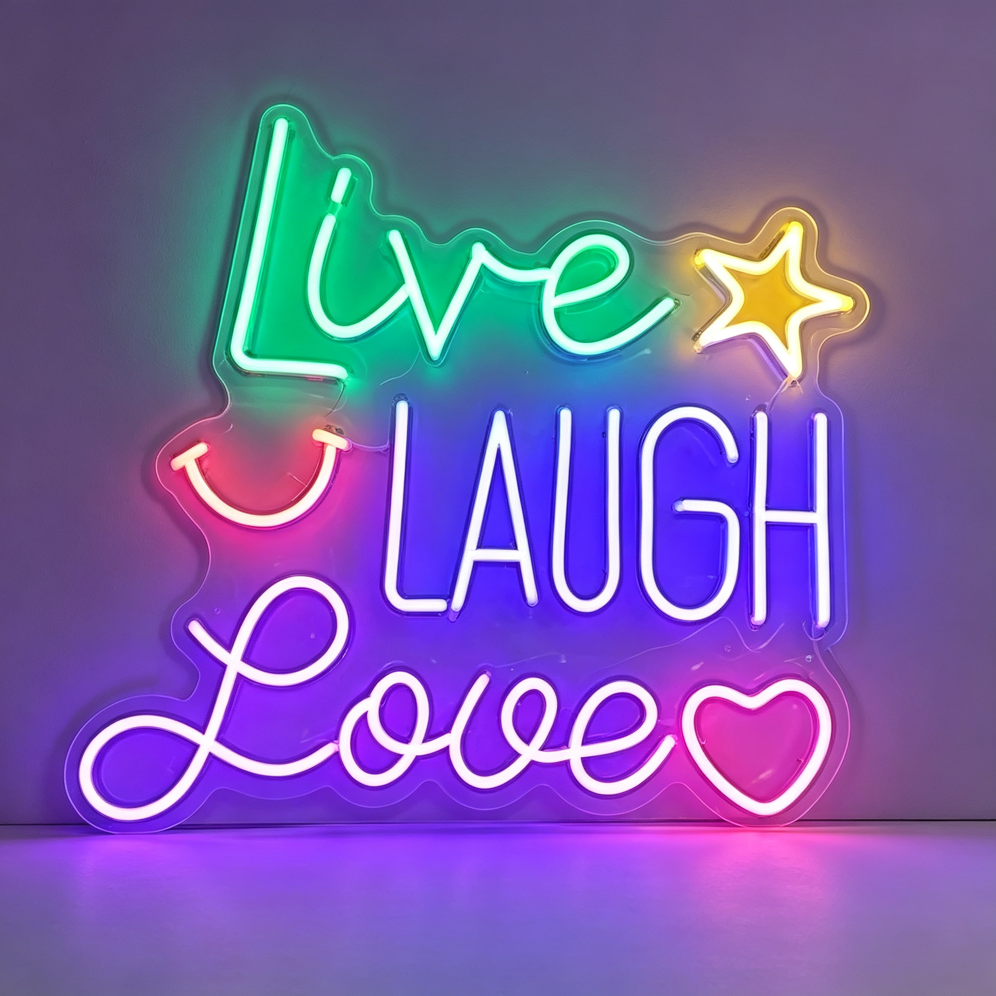 Live Laugh Love LED Neon Sign