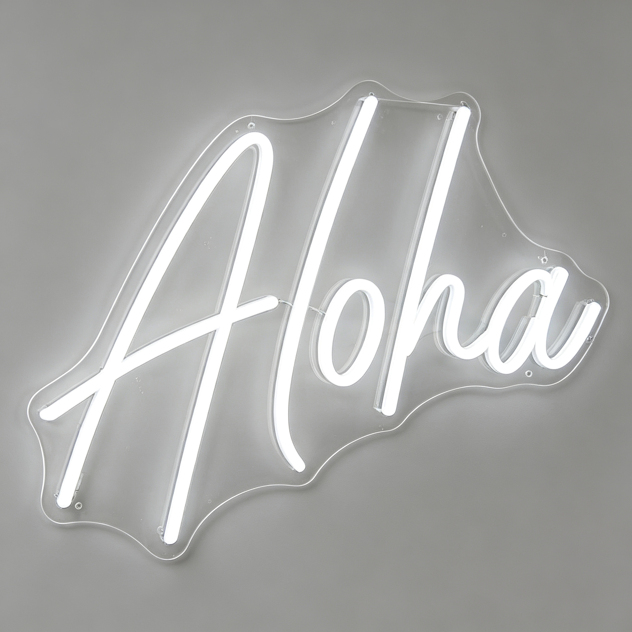 Aloha Bold Cursive LED Neon Sign