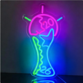 2026 World Cup Trophy Neon Sign