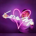 Love Me Heart Shape LED Neon Sign