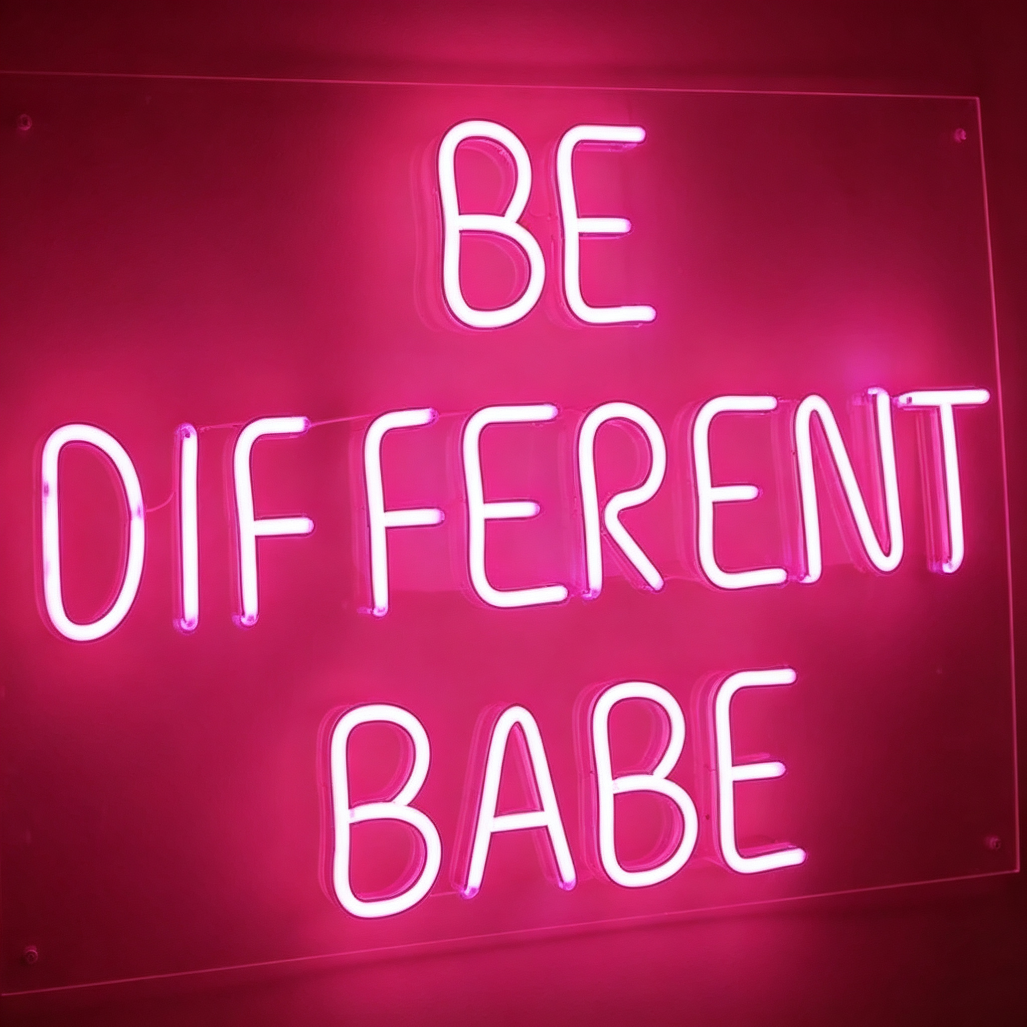 Be Different Babe LED Neon Sign