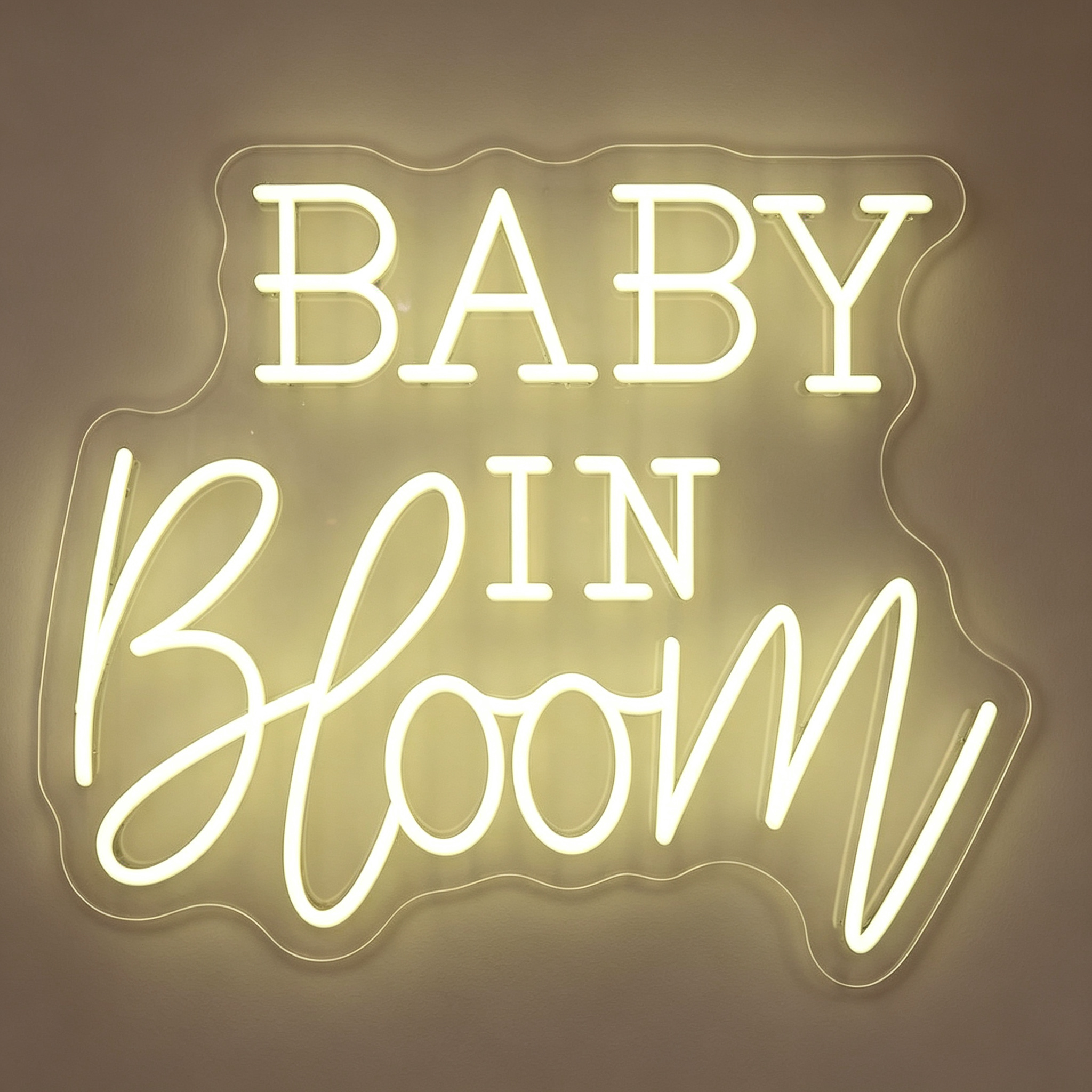 Baby In Bloom LED Neon Sign