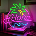 Aloha Pineapple Graphic LED Neon Sign