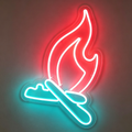 Burning Match Neon Sign