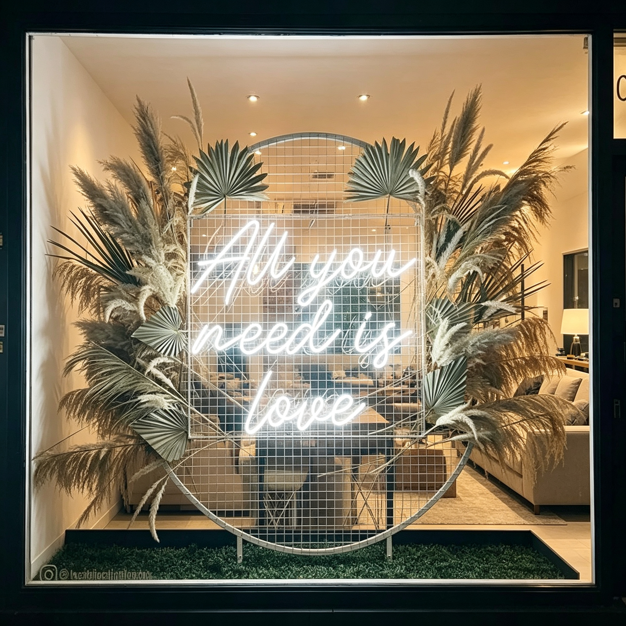 All You Need Is Love Cursive LED Neon Sign