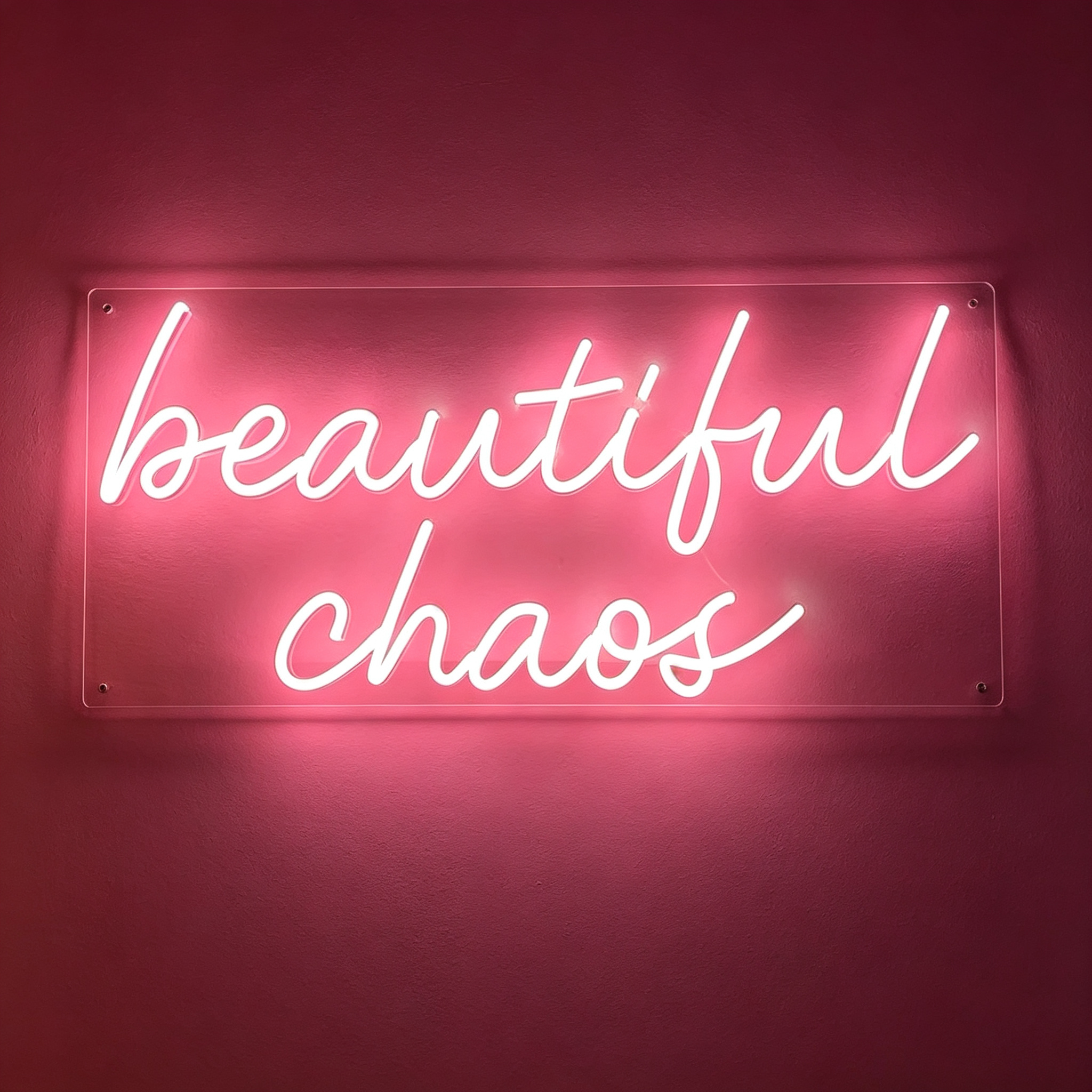 Beautiful Chaos LED Neon Sign