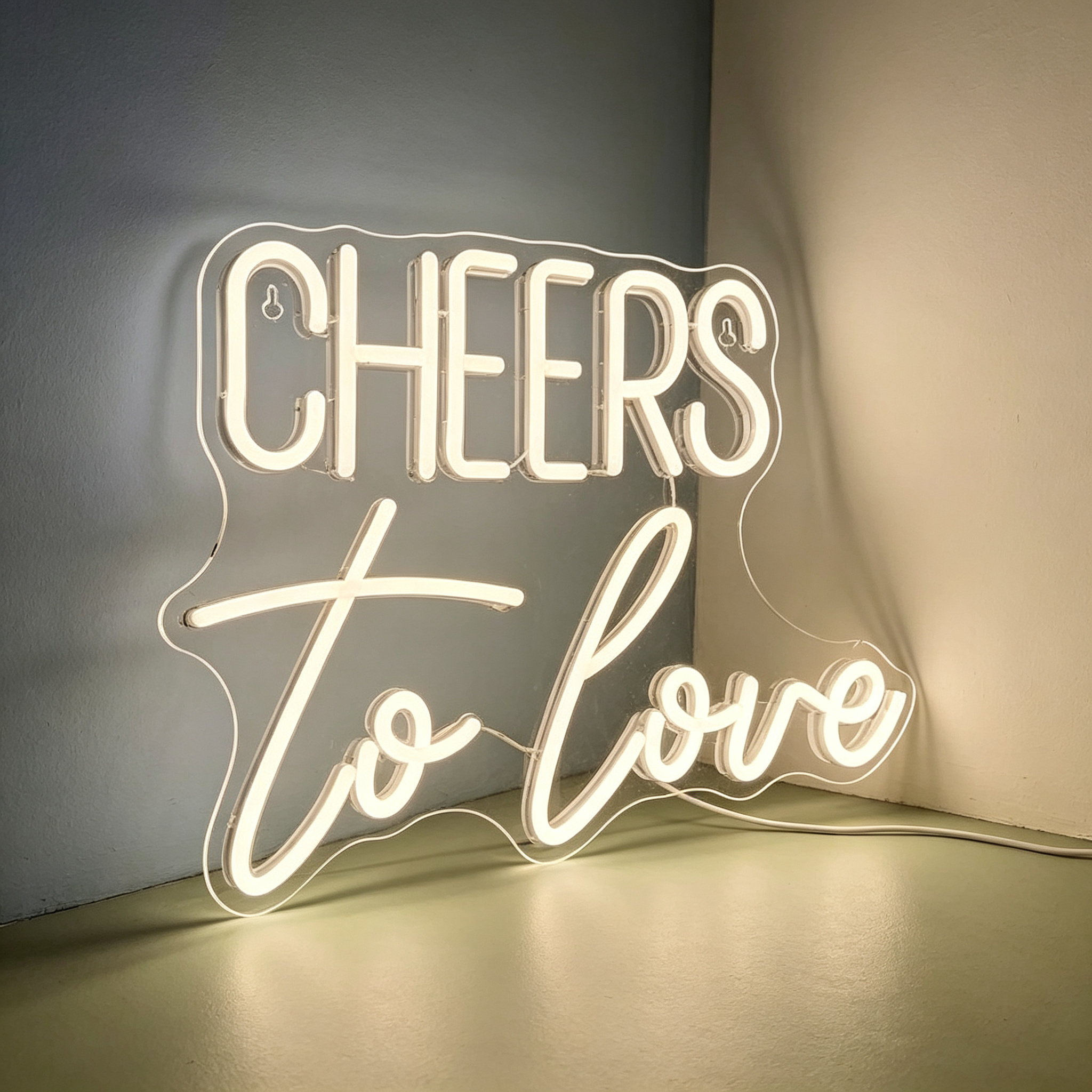 Cheers To Love LED Neon Sign