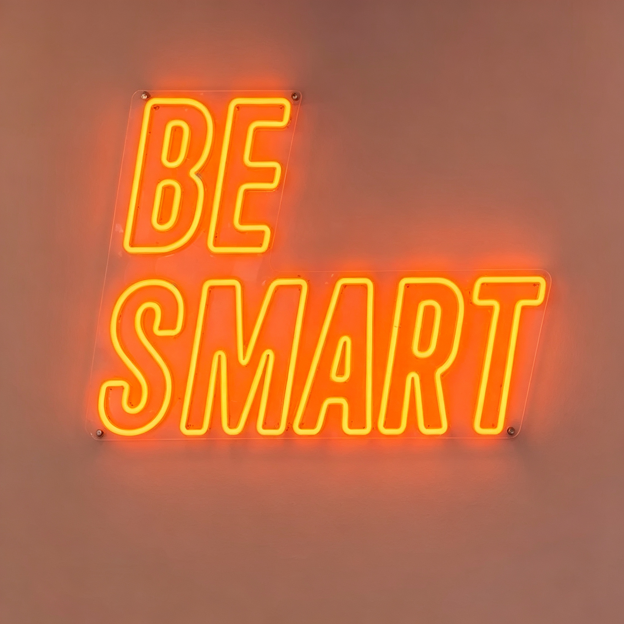Be Smart LED Neon Sign