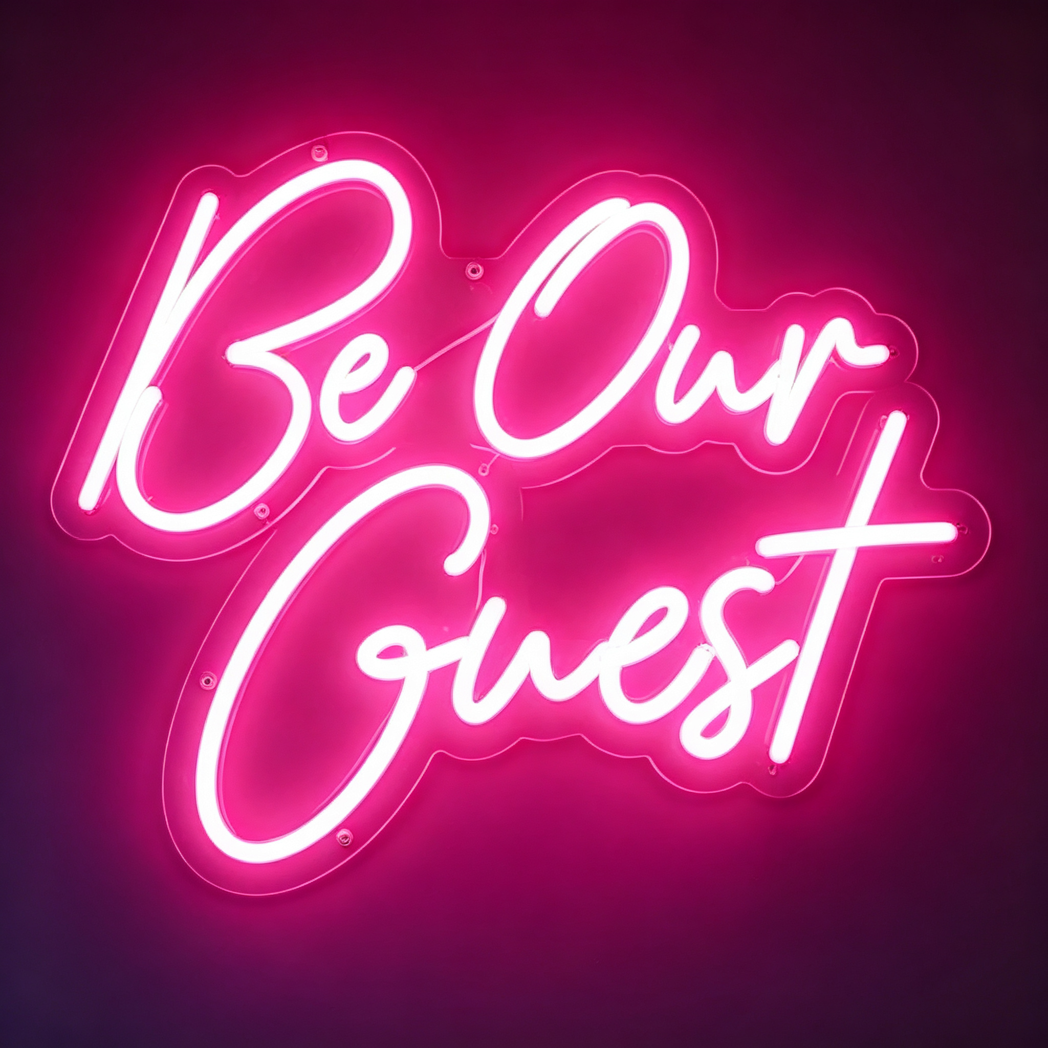 Be Our Guest LED Neon Sign