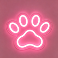 Paw Print LED Neon Sign