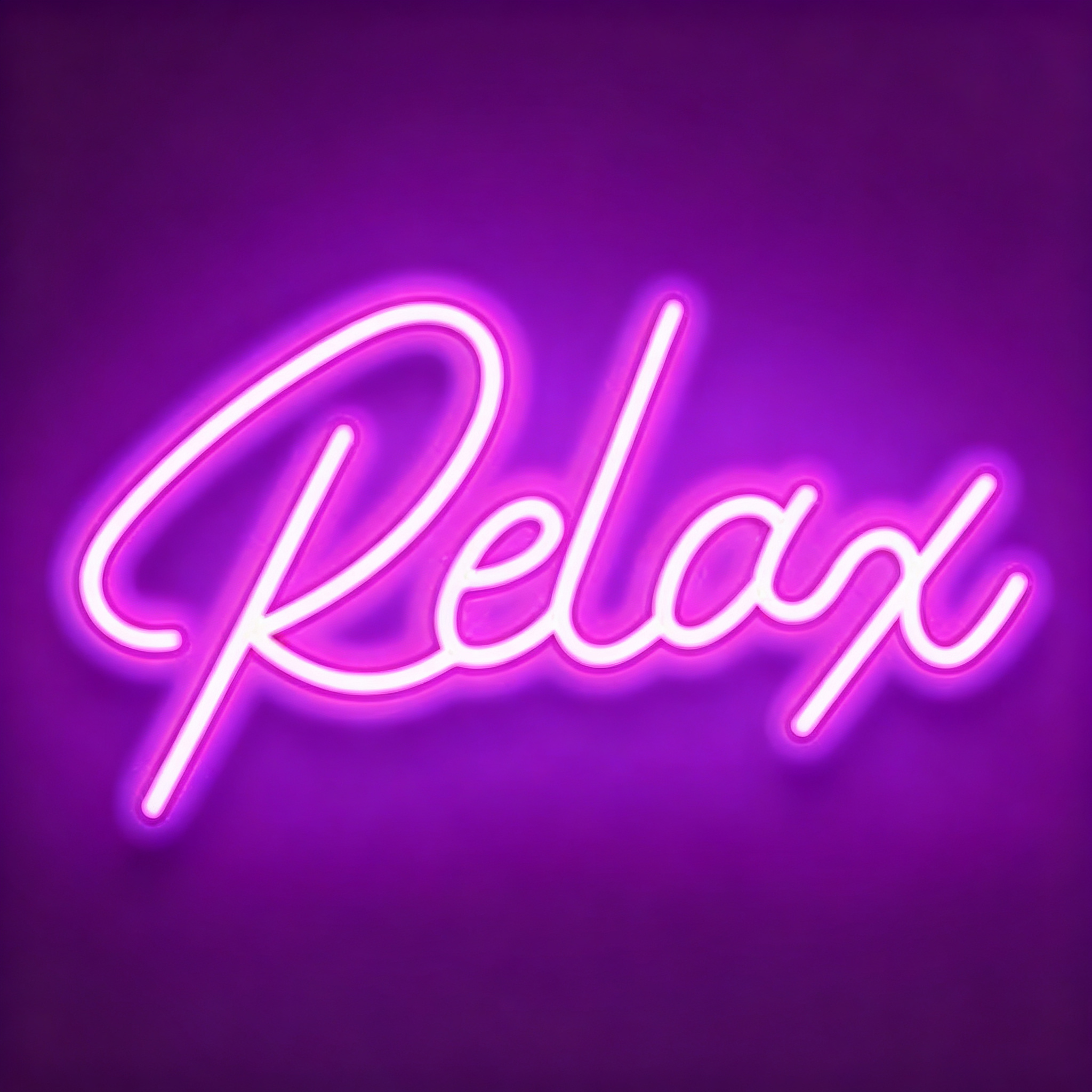 Relax LED Neon Sign