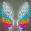 Detailed Large Angel Wings LED Neon Sign