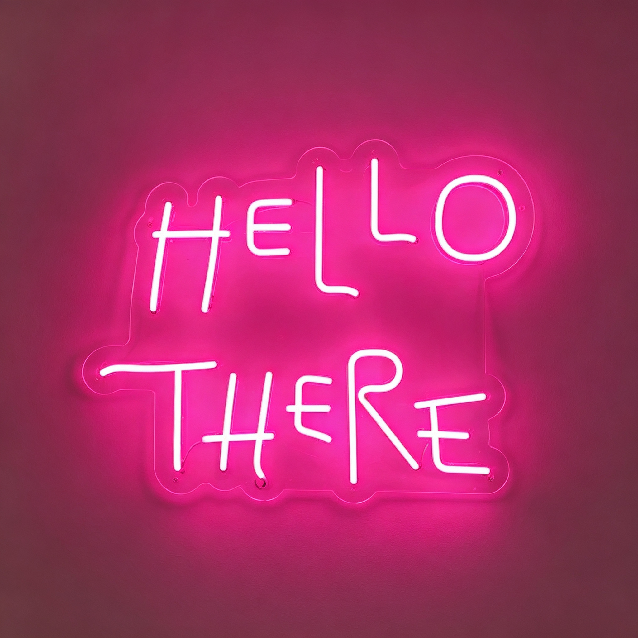 Hello There Neon Sign