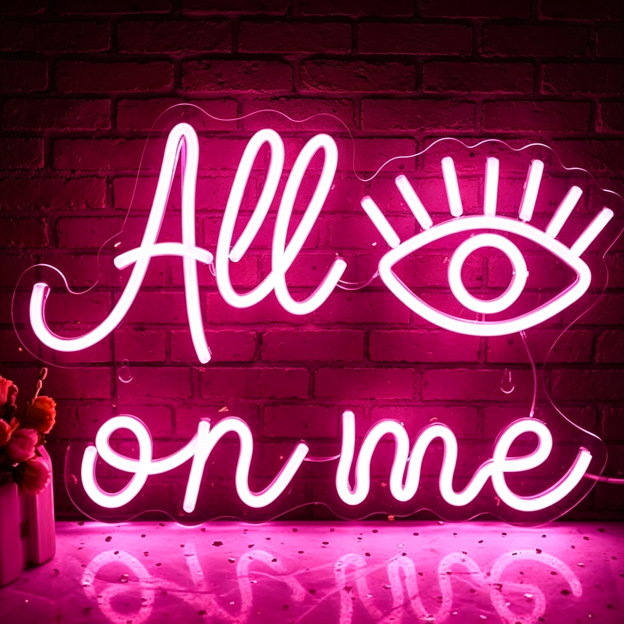 All Eye On Me LED Neon Sign