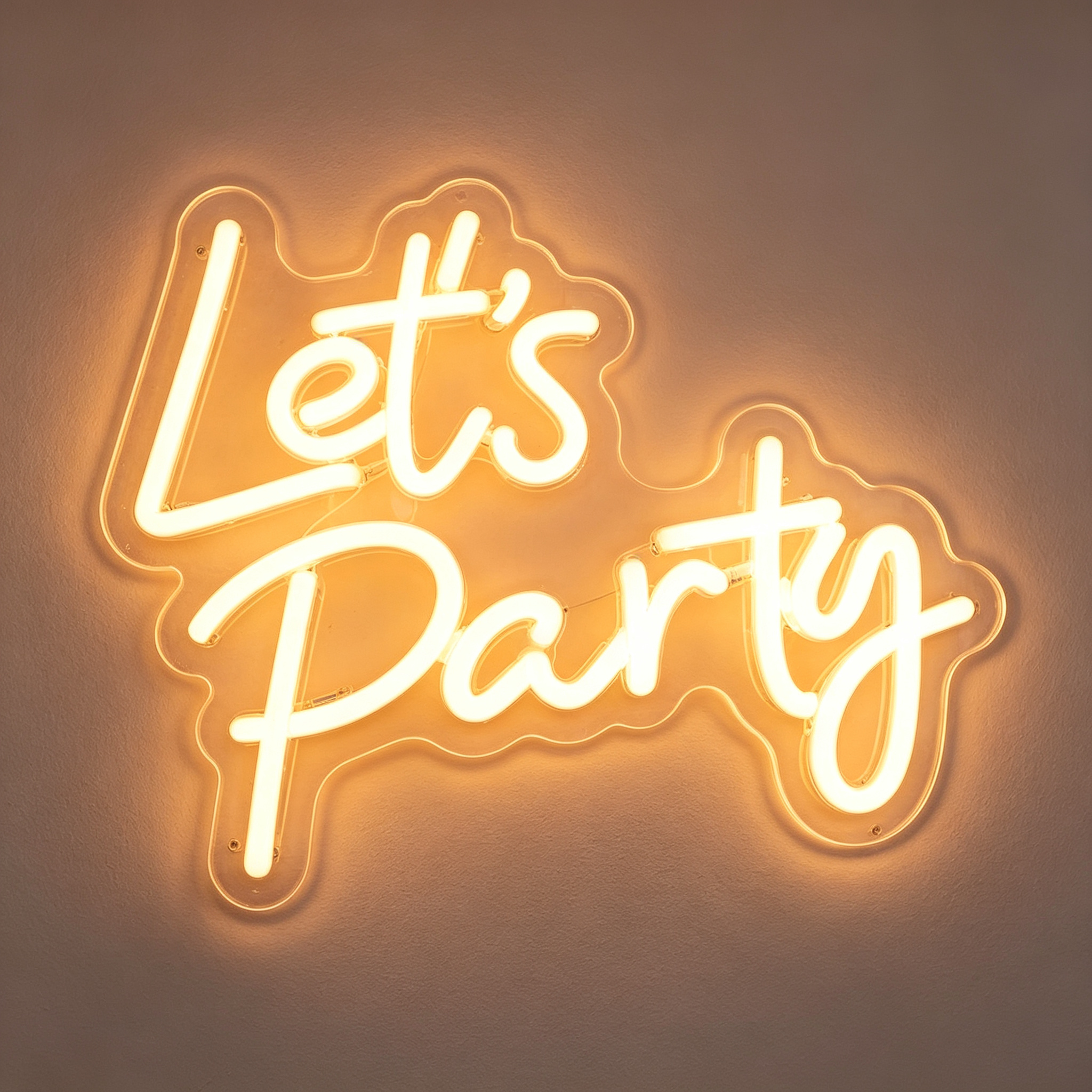 Let's Party LED Neon Sign