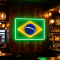 Brazilian flag Neon Sign