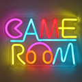 Game Room Connected Rainbow Letters Neon Sign