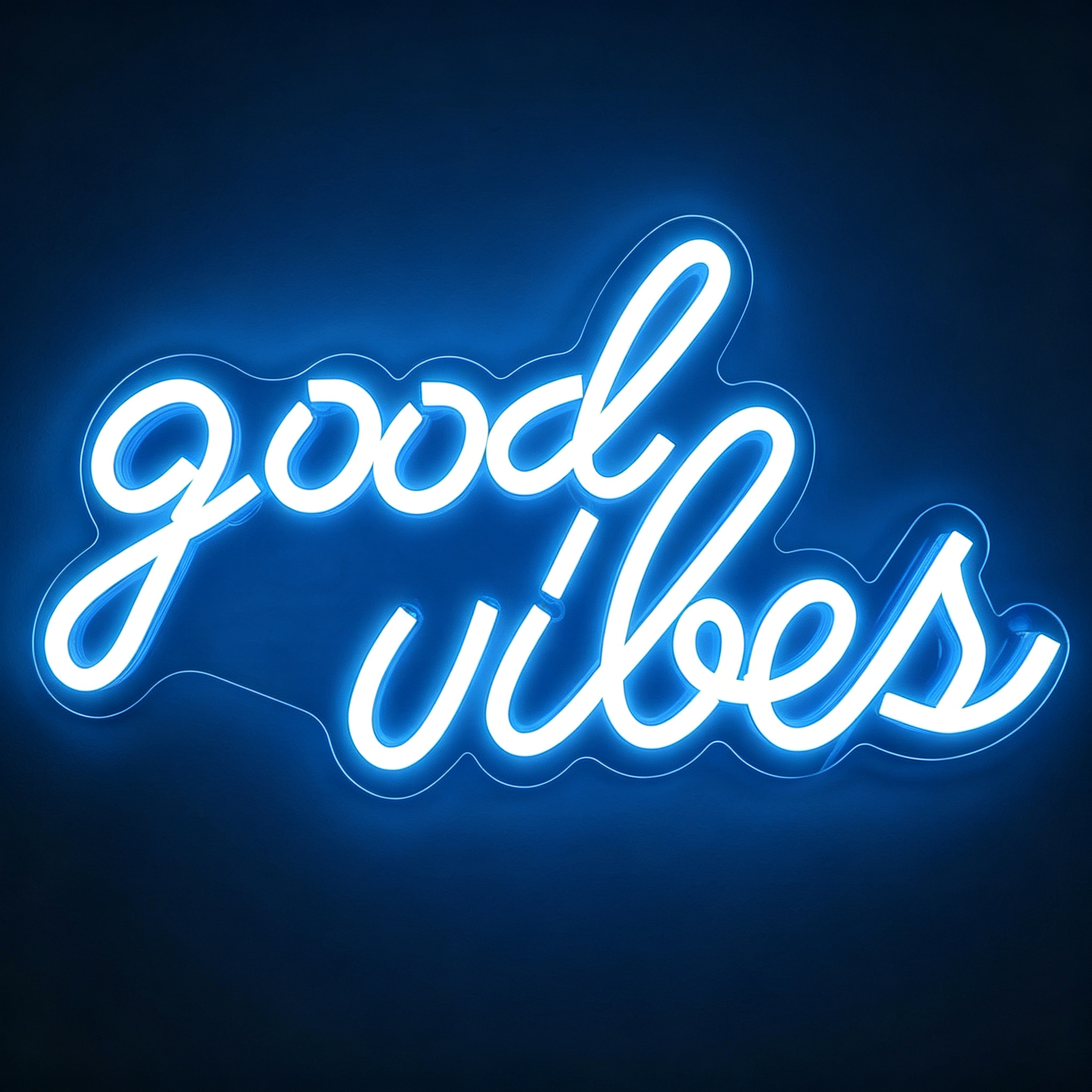 Good Vibes LED Neon Sign