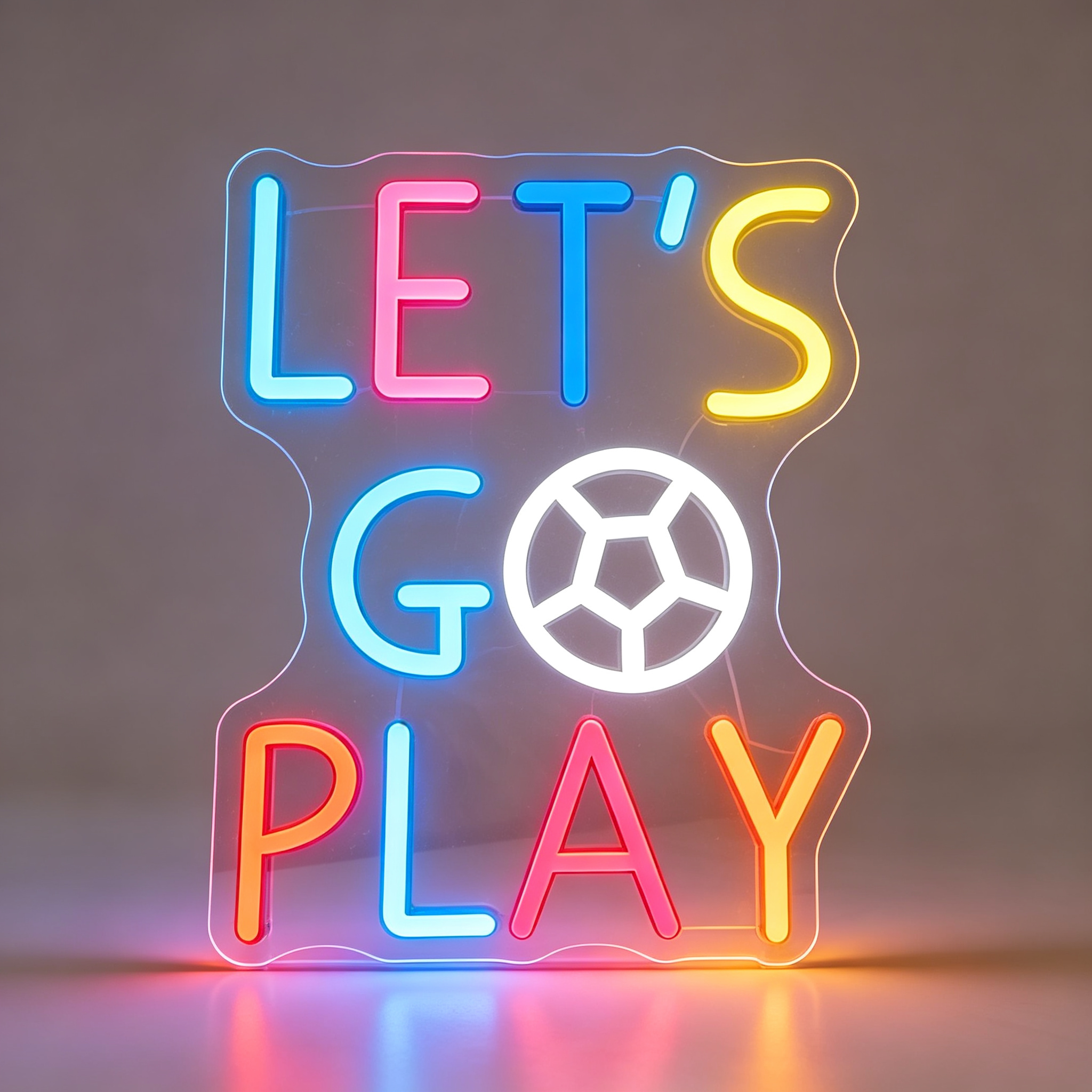 LET'S GO PLAY Neon Sign