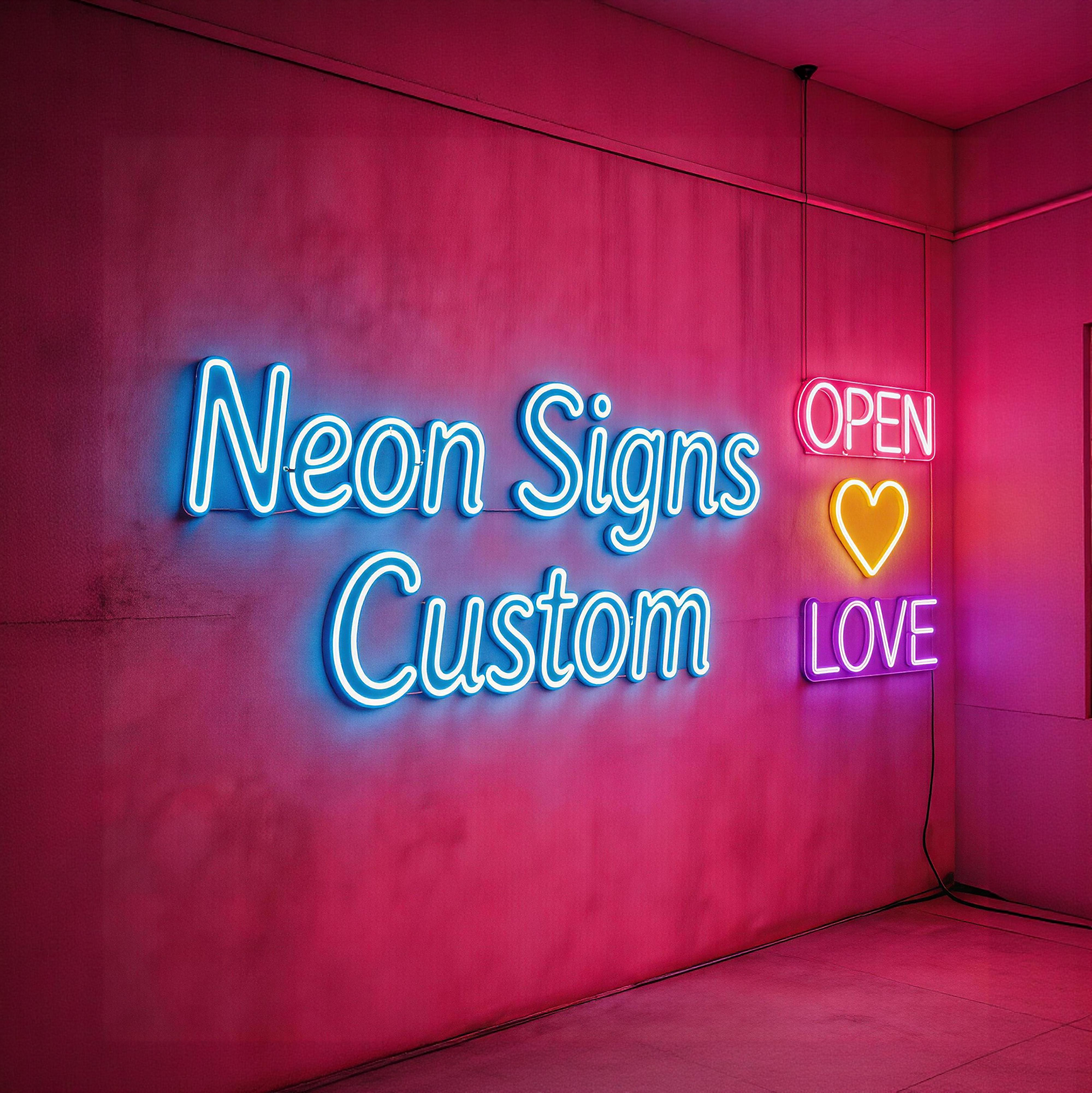 Design Your Own LED Neon Sign with Logo Upload