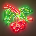 Cherry Bunch Neon Sign