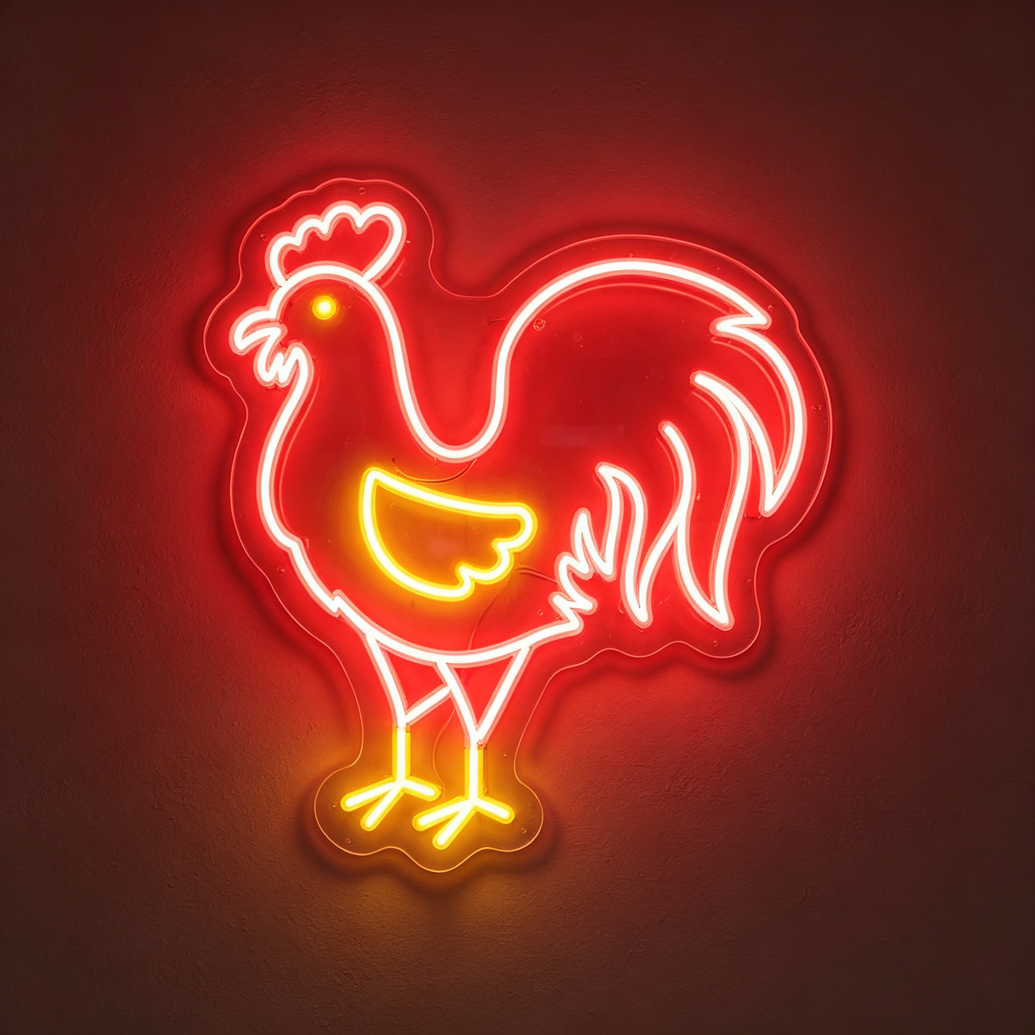 Rooster Neon Sign